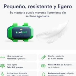 Trackimo Localizador GPS Petloc8 4G para perros y gatos