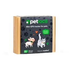 Trackimo Localizador GPS Petloc8 Mini 4G para perros y gatos pequeños