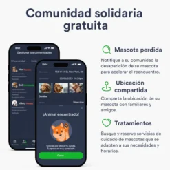 Trackimo Localizador GPS Petloc8 Mini 4G para perros y gatos pequeños
