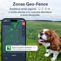 Trackimo Localizador GPS Petloc8 Mini 4G para perros y gatos pequeños