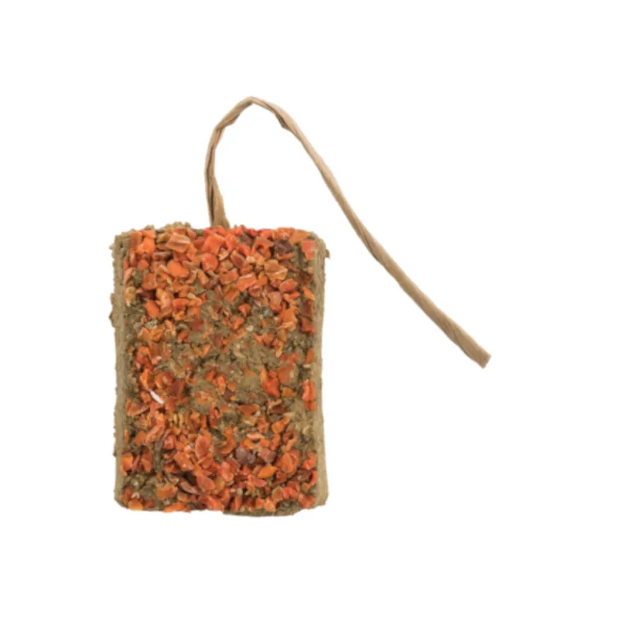 Trixie Piedra de arcilla con zanahoria suplemento para conejos y pequeños roedores