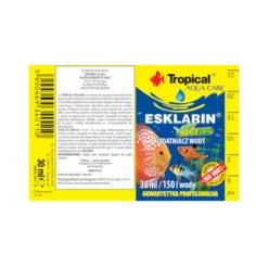 Tropical Esklarin con Áloe Acondicionador de Agua para acuarios de agua dulce