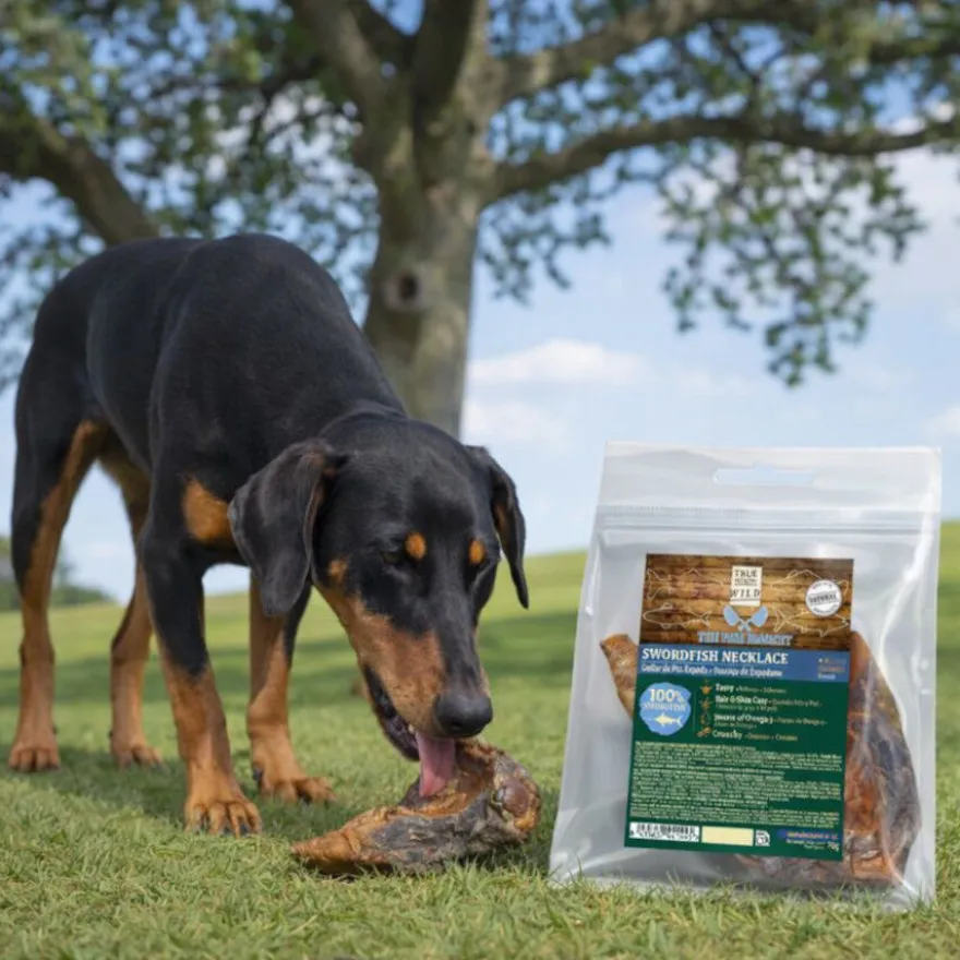 True Origins Collar Pez Espada Snack para perros