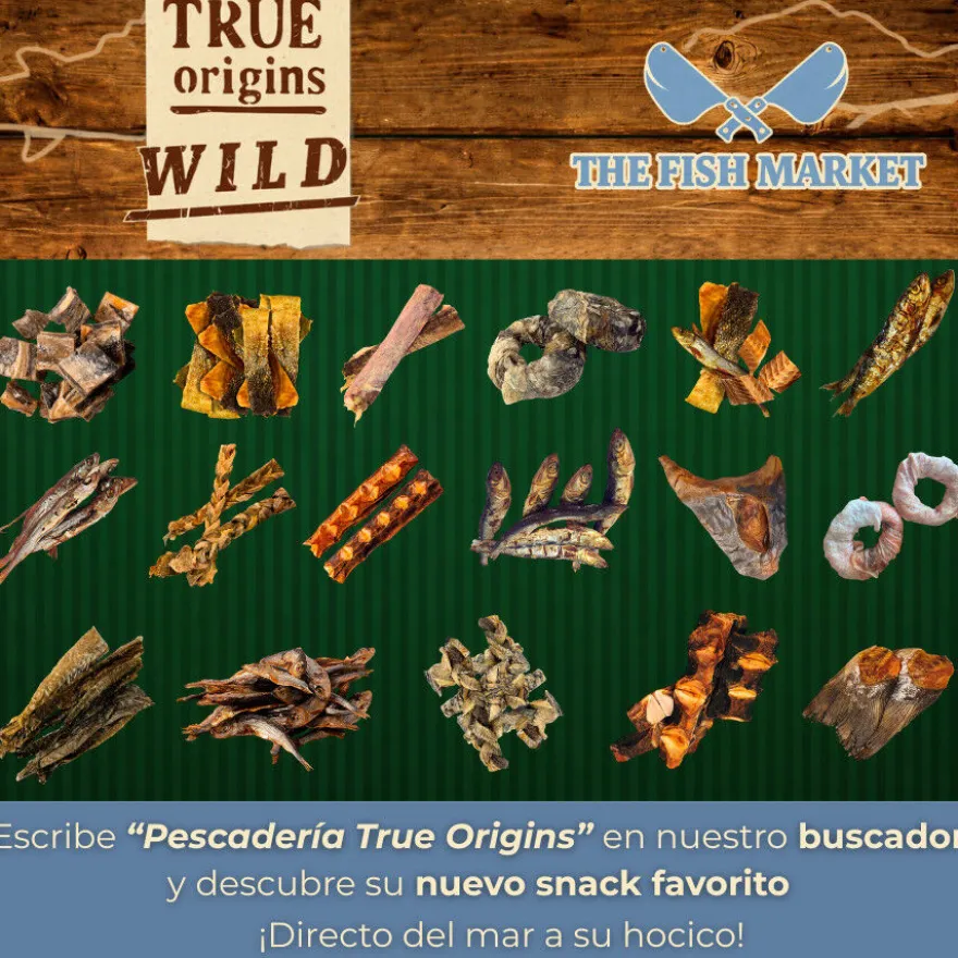 True Origins Collar Pez Espada Snack para perros
