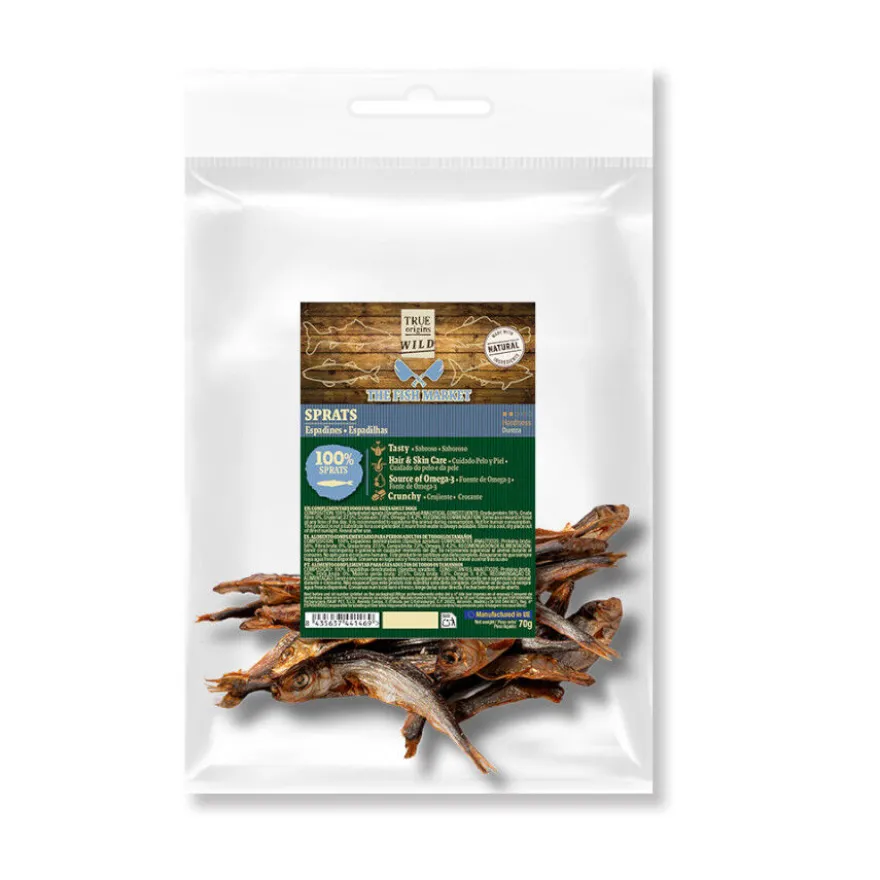 True Origins Espadines Snack para perros