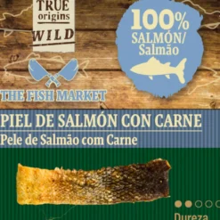 True Origins Piel de Salmón con Carne Snack para perros