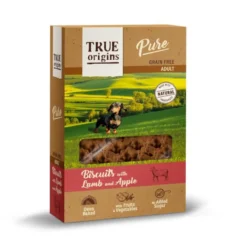 True Origins Pure Adult Cordero y Manzana Galletas para perros