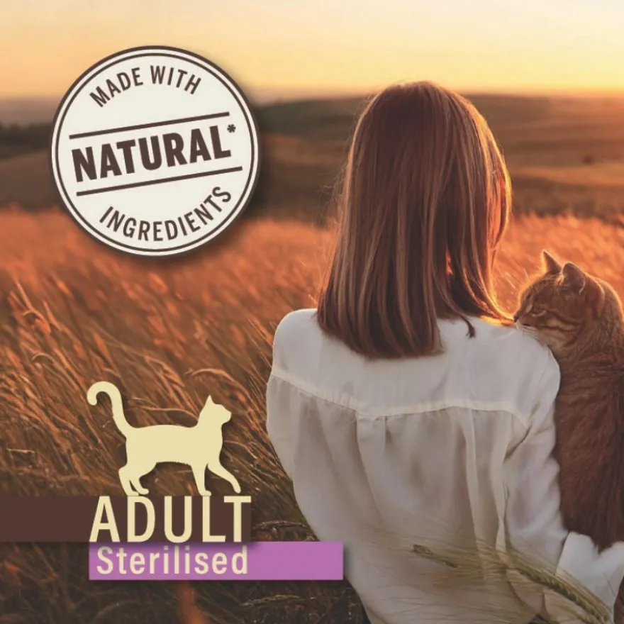 True Origins Pure Adult Sterilised Pavo pienso para gatos