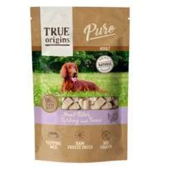 True Origins Pure Bocaditos Adult Liofilizado Pavo y Atún para perros