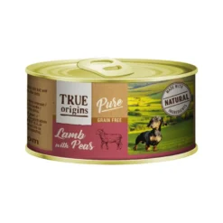 True Origins Pure Cordero con Guisantes lata para perros