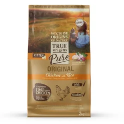 True Origins Pure Kitten Poultry Pollo pienso para gatos