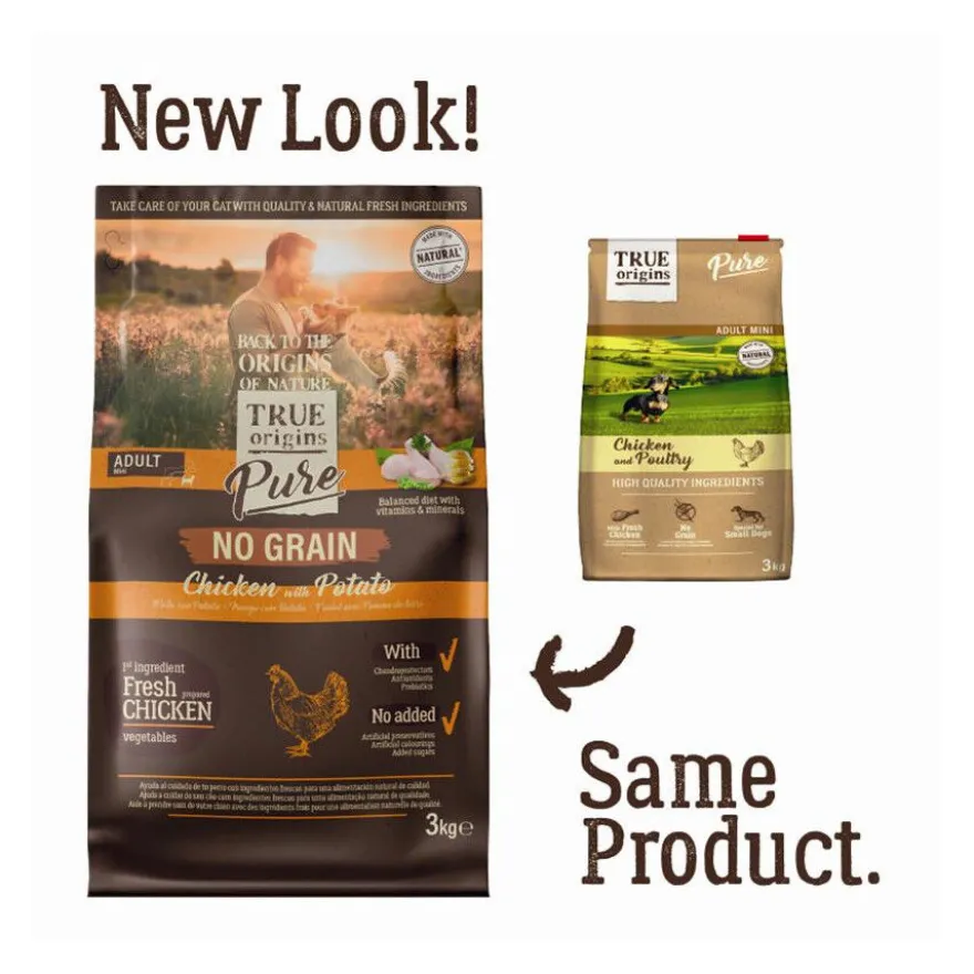 True Origins Pure Mini Adult Pollo pienso para perros