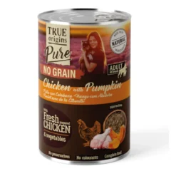 True Origins Pure Pollo lata para Perros