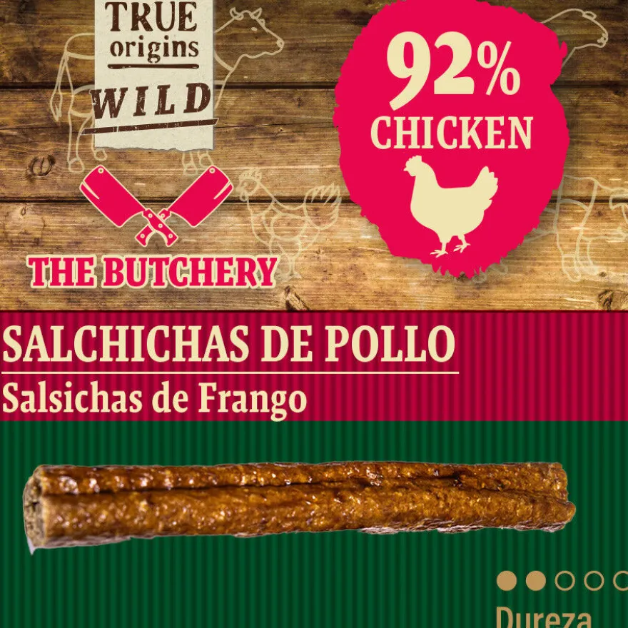 True Origins Salchichas de Pollo Snack para perros