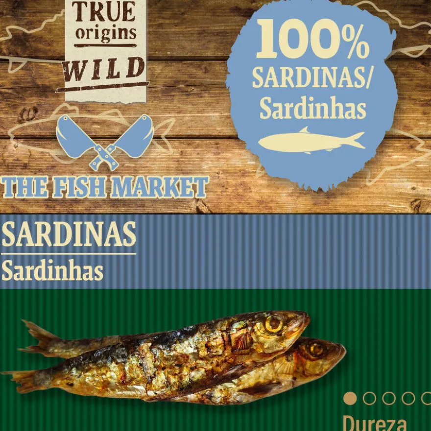 True Origins Sardinas Snack para perros