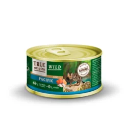 True Origins Wild Adult Pacific Salmón y Arenque lata para gatos