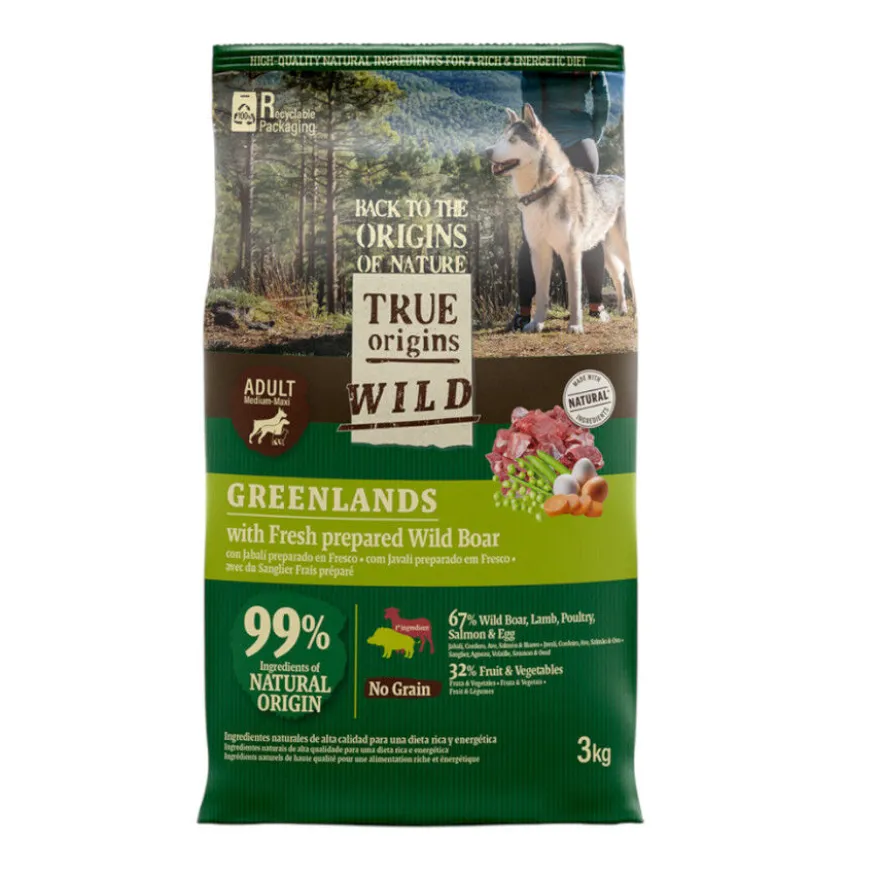 True Origins Wild Greenlands pienso para perros