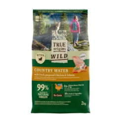 True Origins Wild Kitten Country Water Pollo y Salmón pienso