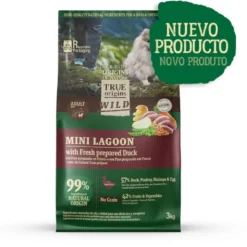 True Origins Wild Mini Lagoon Pato pienso para perros