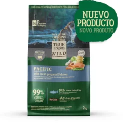 True Origins Wild Pacific Salmón pienso para gatos senior