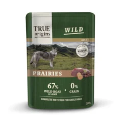 True Origins Wild Praires Jabalí y Cordero sobre para perros