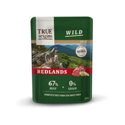 True Origins Wild Redlands Ternera sobre para perros