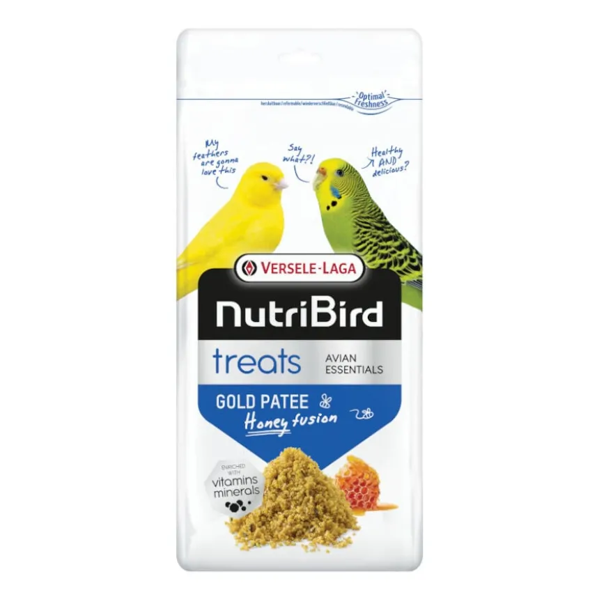 Versele-Laga NutriBird Snack Gold Patee Honey Fusion para aves pequeñas