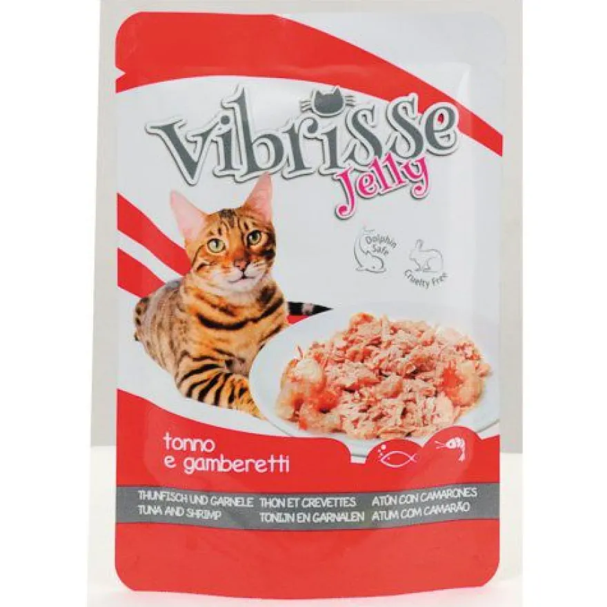 Vibrisse Jelly atún con camarones en gelatina gatos