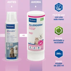 Virbac Allerderm Champú Piel Sensible para perros y gatos