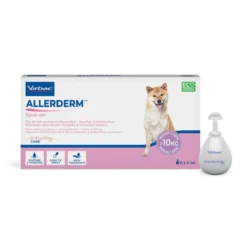 Virbac Allerderm spot on Pipetas dermatológicas para el cuidado de la piel Perros y Gatos.