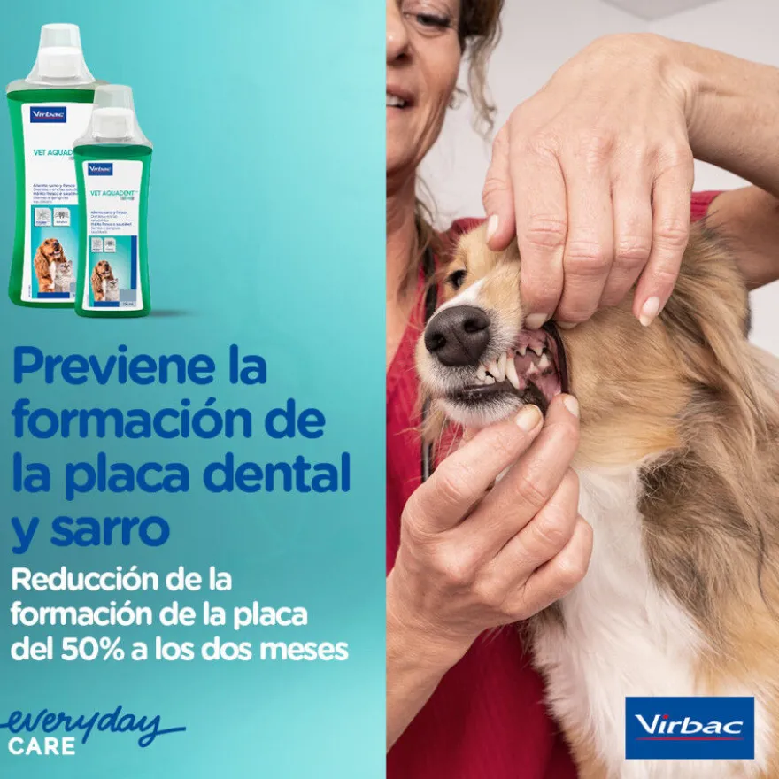 Virbac Vet Aquadent Enjuague Bucal para perros y gatos