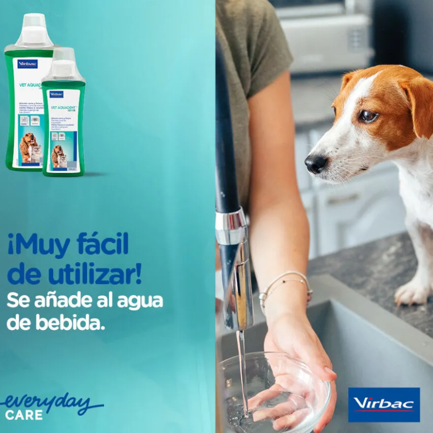 Virbac Vet Aquadent Enjuague Bucal para perros y gatos