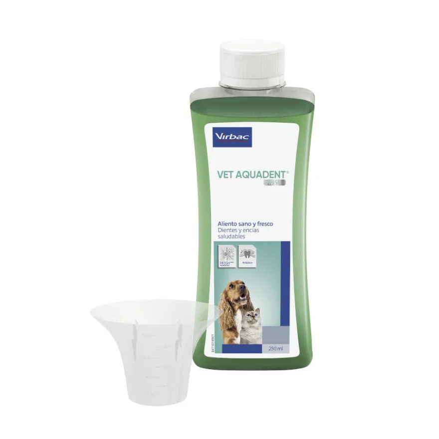 Virbac Vet Aquadent Enjuague Bucal para perros y gatos
