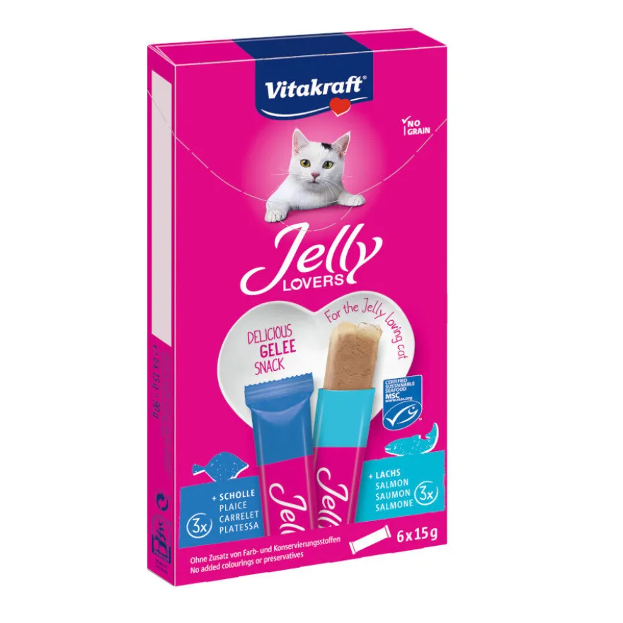 Vitakraft Barritas Jelly Lovers Salmón para gatos