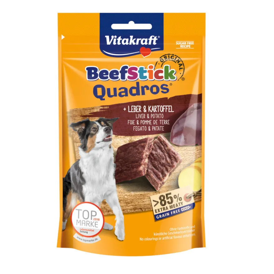 Vitakraft BeefStick Quadros Bocaditos de Hígado y Patata para perros