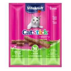 Vitakraft Cat Stick Healthy Pollo y Hierba Gatera