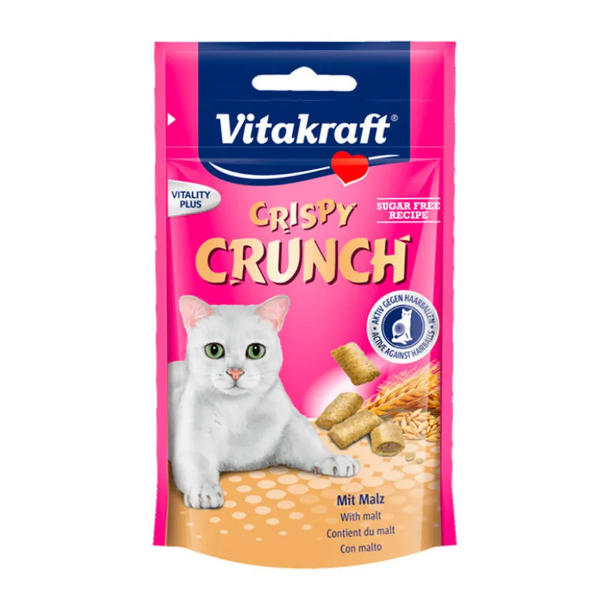 Vitakraft Crispy Crunch Bocaditos con Malta snacks para gatos