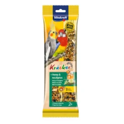 Vitakraft Kräcker Miel y Eucalipto Barirtas para cotorras