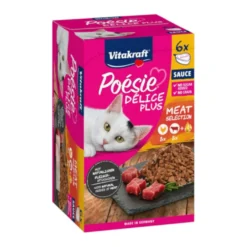 Vitakraft Poésie Délice Plus Selección de Carnes tarrina para gatos