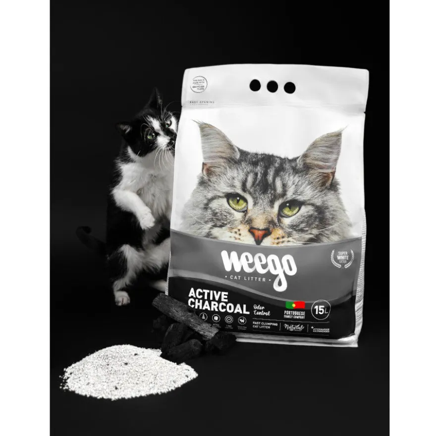 Weego Active Charcoal Arena aglomerante para gatos