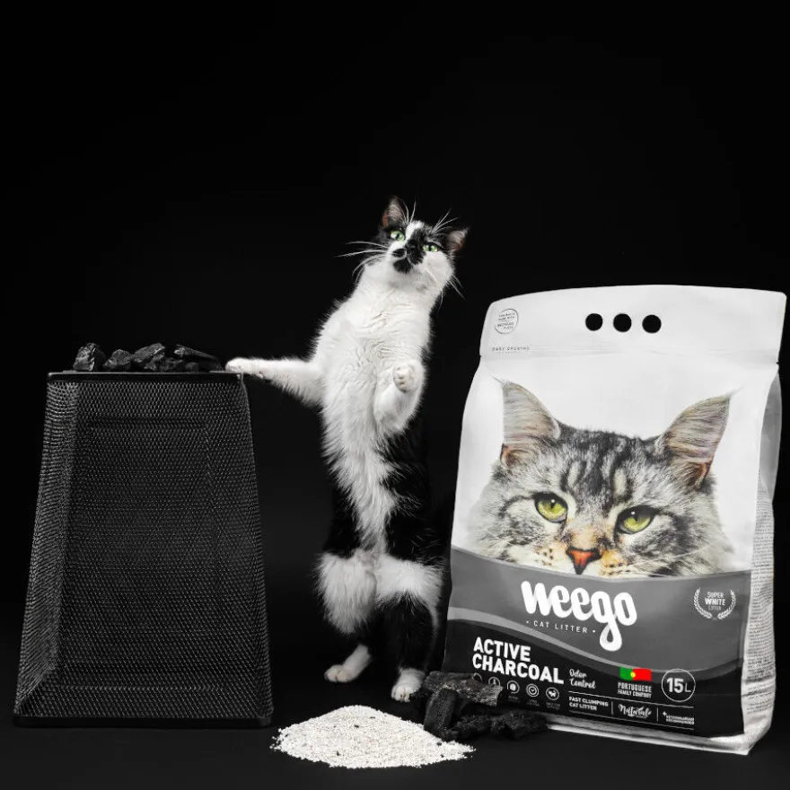 Weego Active Charcoal Arena aglomerante para gatos