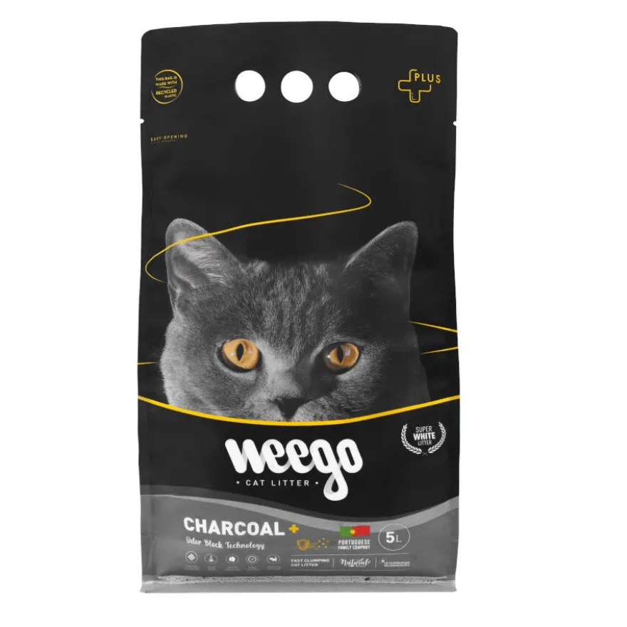 Weego Active Charcoal Plus Arena aglomerante para gatos