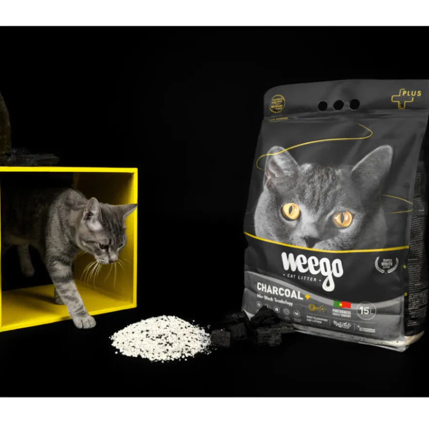 Weego Active Charcoal Plus Arena aglomerante para gatos