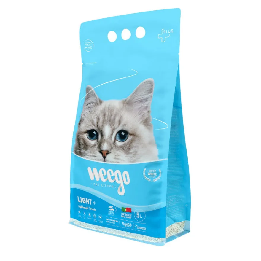 Weego Light + arena aglomerante para gatos