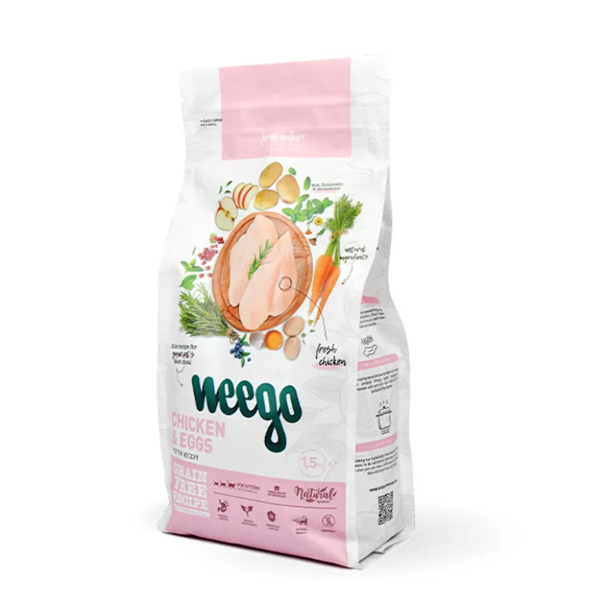 Weego Pollo y Huevos pienso para gatitos