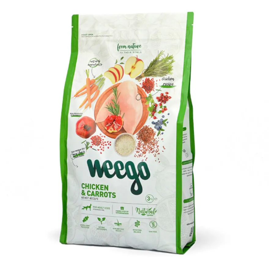 Weego Pollo y Zanahorias pienso para perros