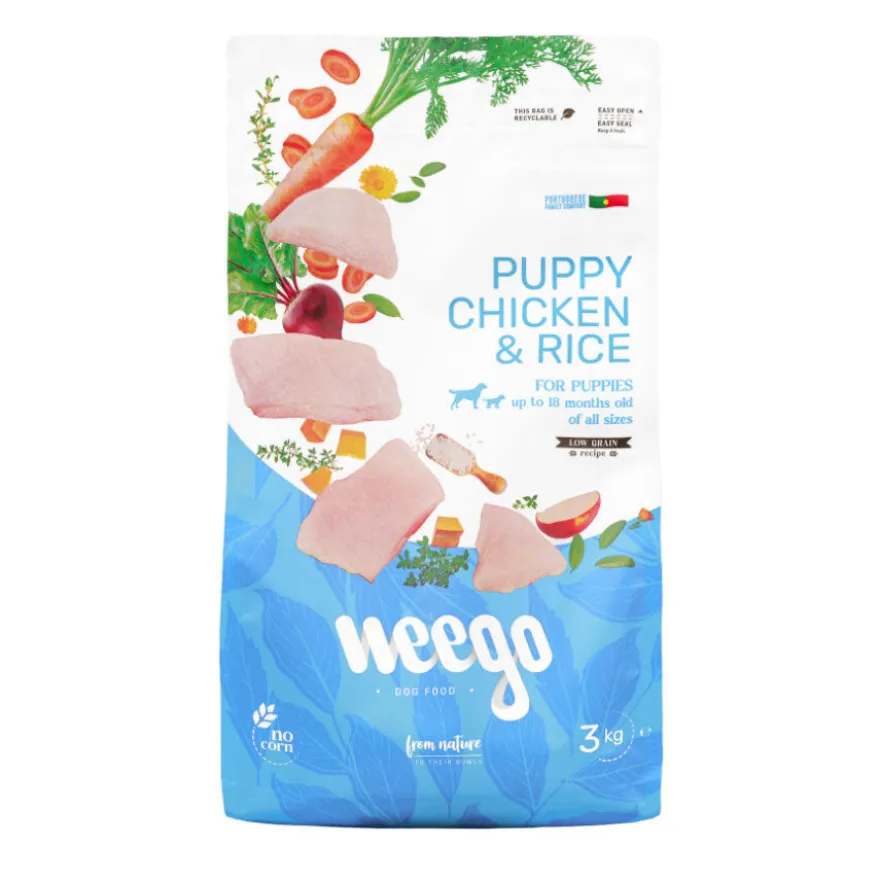 Weego Puppy Pollo y Arroz pienso para perros