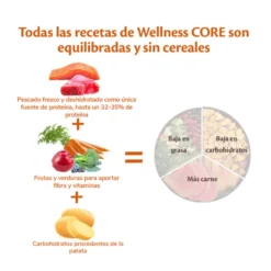 Wellness Core Adult Medium/Large Ocean Salmón y Atún pienso para perros