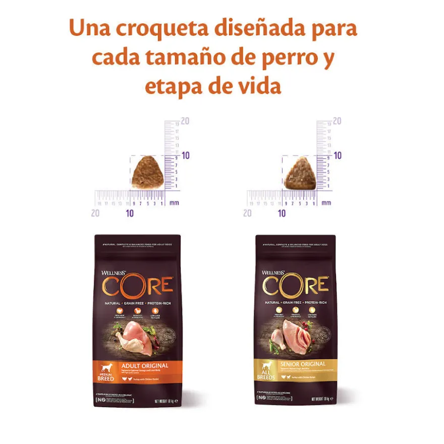 Wellness Core Adult Medium/Large Ocean Salmón y Atún pienso para perros