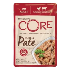 Wellness Core Adult Purely Pollo y Ternera en Paté sobre para gatos